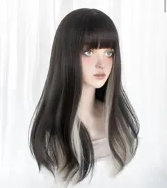 ウィッグ ロング インナーカラー オシャレ SHEINのサムネイル