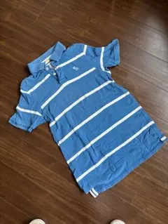 超美品！Abercrombie & Fitch ストライプポロシャツ Mサイズ