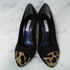 ダイアナ　ヒョウ柄パンプス　23cm