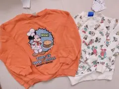 Disney Littc リトシーシェフミッキートレーナー120cm レトロ