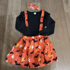 ハロウィン　トップス　スカート　セット　4Y