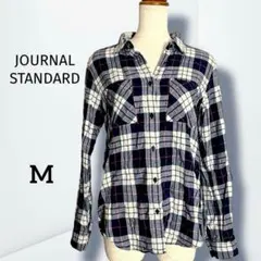 【ジャーナルスタンダード】チェックシャツ 日本製 コットン 長袖 カジュアル