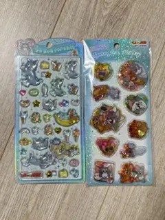 トムとジェリー　うるちゅる　スパンコールパーティー　正規品　トムジェリ　シール