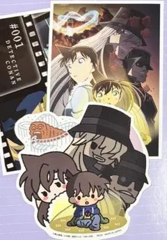 名探偵コナン セガラッキーくじ メモリアルカット ブロマイドステッカーセット