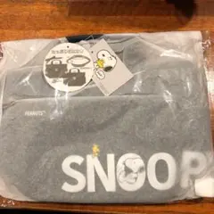 SNOOPY 2WAY手提げサイドロゴ　ダークネイビー
