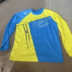 Mizuno NEXT 長袖Tシャツ M 青/黄のサムネイル