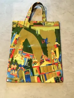 Harrods ロンドン柄 トートバッグ サイズ23×30　マチなしのサムネイル