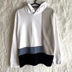 ザショップTK　パネルデザイン フーディ　パーカー Mサイズ