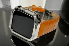 RA☆アップルウォッチバンド　レザーベルト Apple Watchカバー
