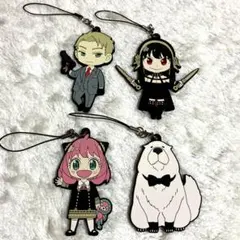 SPY×FAMILY スパイファミリー　ラバーストラップ4個セット