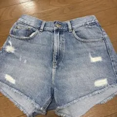 ZARA デニム ハーフパンツ 13-14cm