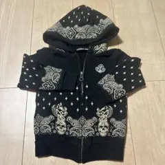 HYSTERIC MINI ジップアップパーカー ブラック