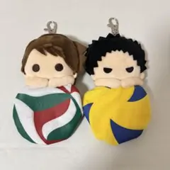 【匿名配送】ジャンフェス限定　ハイキュー‼︎マスコットミニポーチ青城(及川・岩泉)