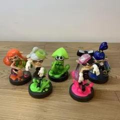 スプラトゥーン アミーボ 5体セット amiibo ホタル アオリ ガール など