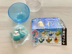 羽ばたきインコ　めじるしチャーム　オキナインコ　ガチャガチャ