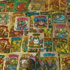 旧ビックリマン【ヘッドまとめて50枚！】中半弾、アイス前半中心、ダブリあり！