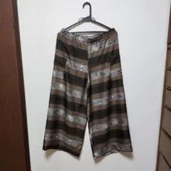 着物リメイク　パンツ