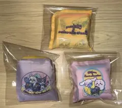 ちいかわ x サンリオキャラクター ポーチ 3個セット