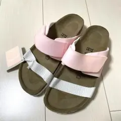 新品タグ付き ビルケンシュトック papillio サンダルピンク24cmのサムネイル