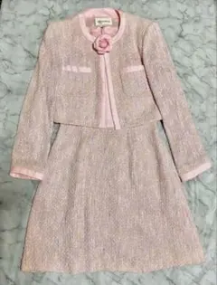 VIVID BOUTIQUE ツイード スーツ セットアップ 日本製 11号 L