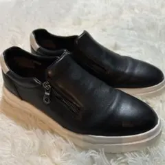 極美品✨ マドラス 黒 スリッポン スニーカー ゴアテックス サイドジップ