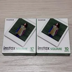【未使用／未開封】2個 チェキ フィルム instax square 10のサムネイル