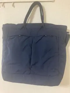 UNIQLO C 2WAYユーティリティバッグ　ネイビー