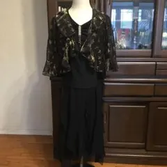 お値下げ！社交ダンスやパーティ衣装に３点セット可愛いボレロ付き