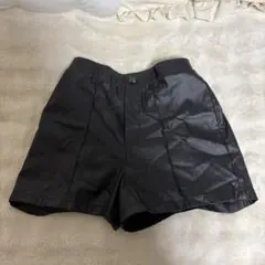 レザースカート 黒