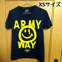 【XSサイズ】BEAMS（ビームス）ARMY WAY　スマイリー　ネイビーのサムネイル