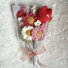 枯れない花束 ブーケ 毛糸の花束 あみぐるみ プレゼント 誕生日 ギフト