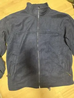 ネイビーフリースジャケット フルジップ