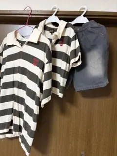Tシャツ短パン　ペアルック