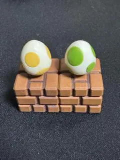 マリオ　チョコエッグ　レンガブロック&タマゴ