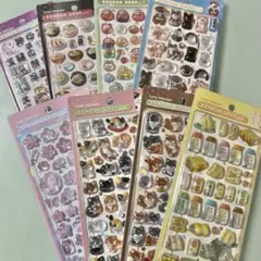 ボンボンドロップシール　和柄シリーズ第2弾 《8枚コンプリートセット》