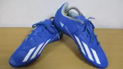adidas サッカーシューズ 24ｃｍ　青・白