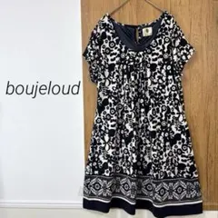 86 美品 boujeloud スタイリッシュ　ストレッチ　ワンピース