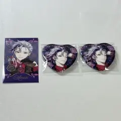 にじさんじ　Rose Valentine ハート缶バッジ　チェキ　レア　不破湊