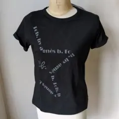 新品タグ付きアニエスべー黒Tシャツのサムネイル