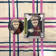 呪術廻戦 ジャンプGIGA WINTER 虎杖悠仁 缶バッジ ホロステッカー