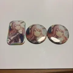 暁山瑞希 スクエア缶バッジ グリ缶