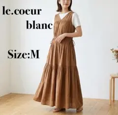 【即日発送】極美品 le.coeur blanc ノースリーブワンピース Mのサムネイル