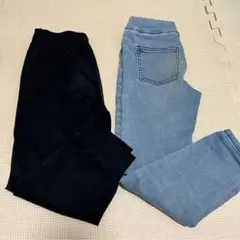 ユニクロ　ジョガーパンツ　GU デニム　110