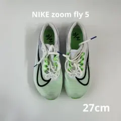 NIKE zoom fly 5 ホワイト×ブラック 27cm