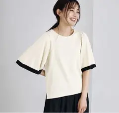 grove バイカラー 半袖Tシャツ ホワイト Mのサムネイル