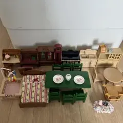 シルバニアファミリー 木製家具セット