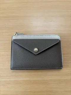 ボナベンチュラ エンベロープ ミニジップ ウォレット シュリンクレザー