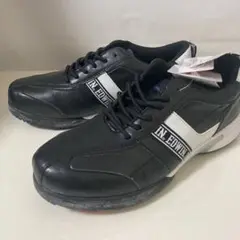 EDWIN EDM-462 ブラックシューズ 25.5cm