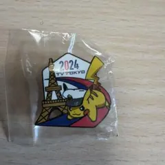 パリ五輪ピンバッジ　ピカチュウ ╭━━━━━━━━━━━━╮ ✨パリオリンピック🇫🇷.Ver