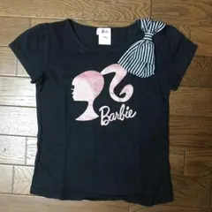 【美品】Tシャツ　バービー　130  シフォンリボン